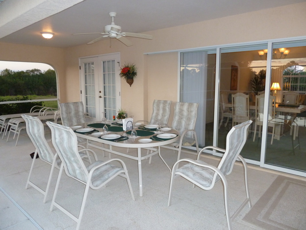 Sit outside lanai
